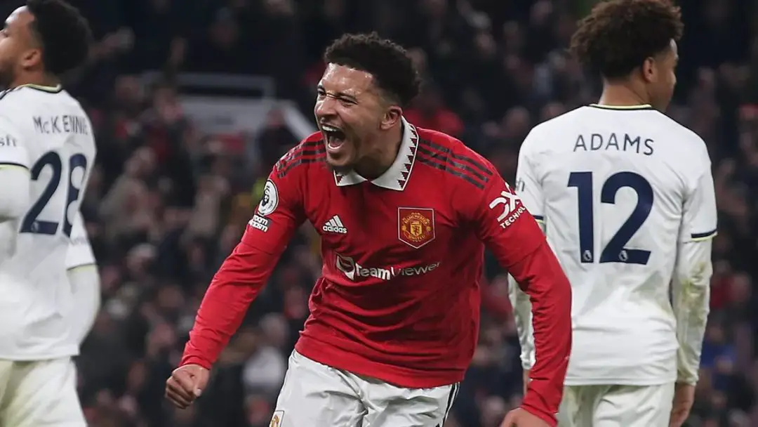 EPL: Sancho Scores Late In Man United, Leeds United Four-Goal Thriller