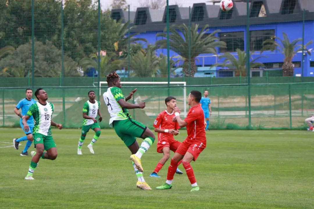 2023 U-20 AFCON: Flying Eagles Thrash Moroccan Club 6-1 In Final Preparation Game