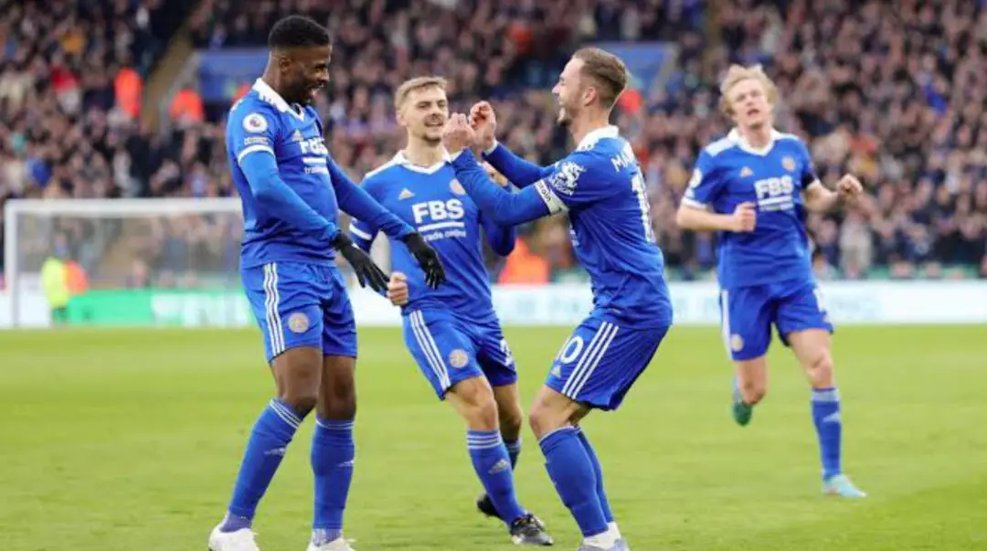 Iheanacho, Ndidi, Leicester Teammates Make EPL History In 4-1 Win Against Spurs