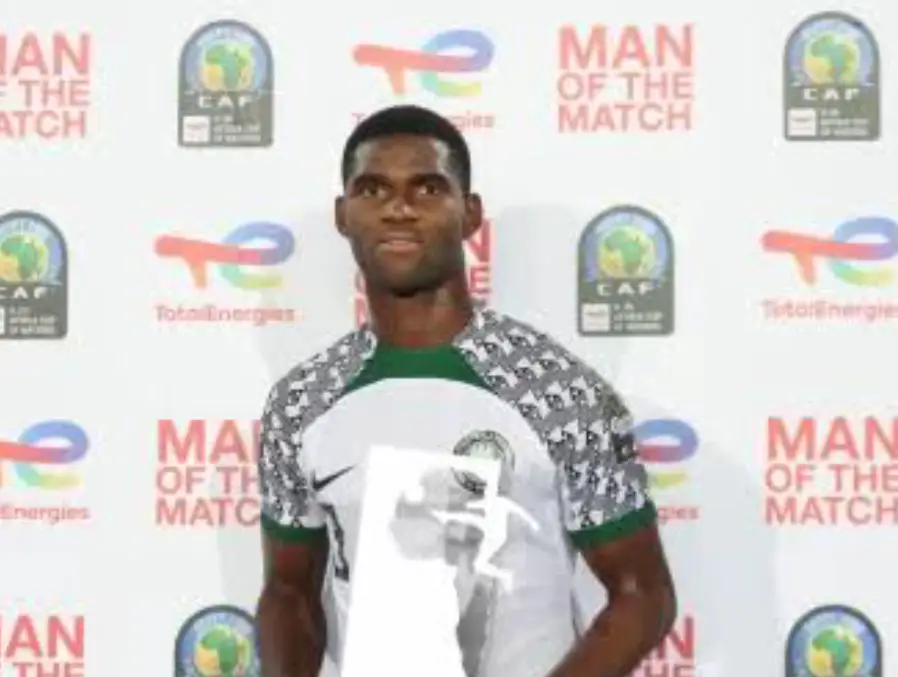 2023 U-20 AFCON: Flying Eagles Star Agbalaka Picks Up Man Of The Match Award Again