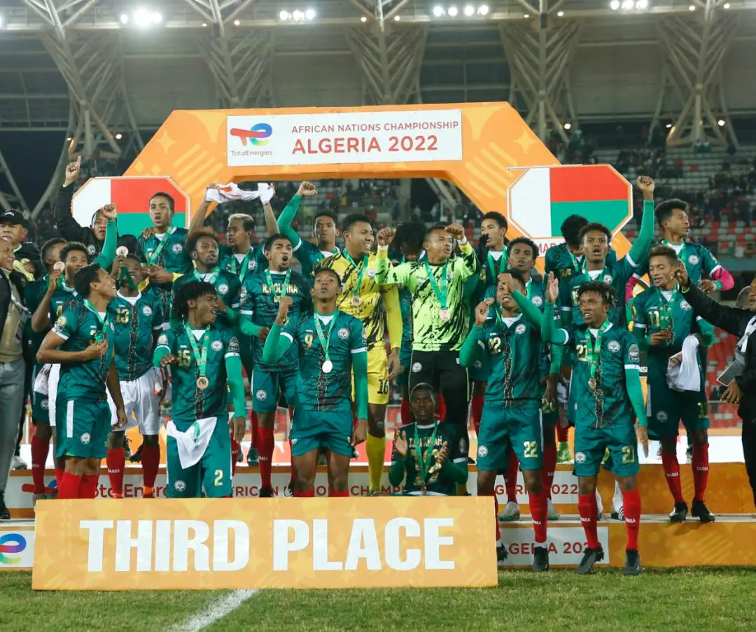 2022 CHAN: Madagascar Equals Nigeria’s Record After Beating Niger In Third-Place Match