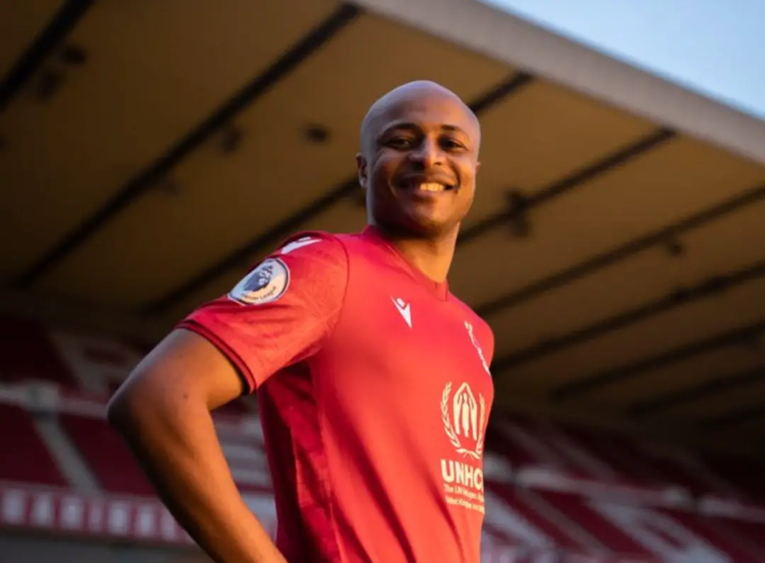 OFFICIAL: Ayew Becomes Awoniyi, Dennis’ Teammate At Nottingham Forest