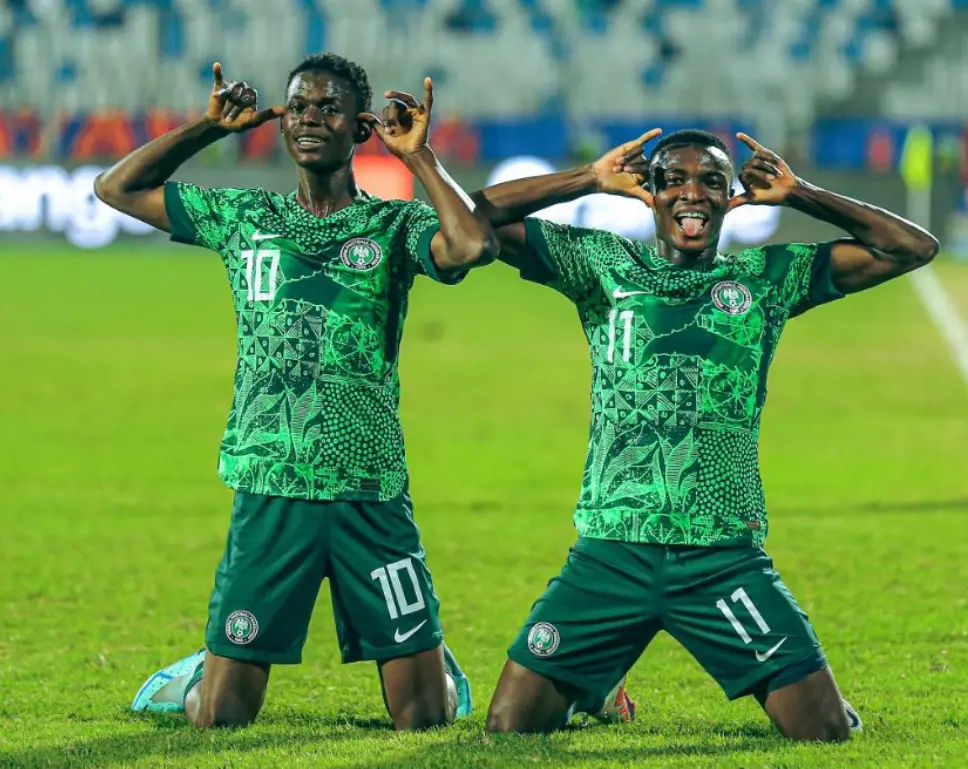 2023 U-20 AFCON: Flying Eagles  Clinch World Cup Ticket After Hard Fought Win Vs Uganda