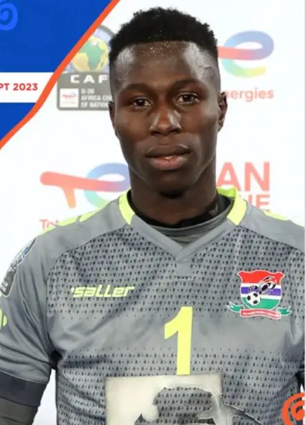 Gambia Goalkeeper Dampha Named Man Of The Match In Semi-final Win Against Nigeria