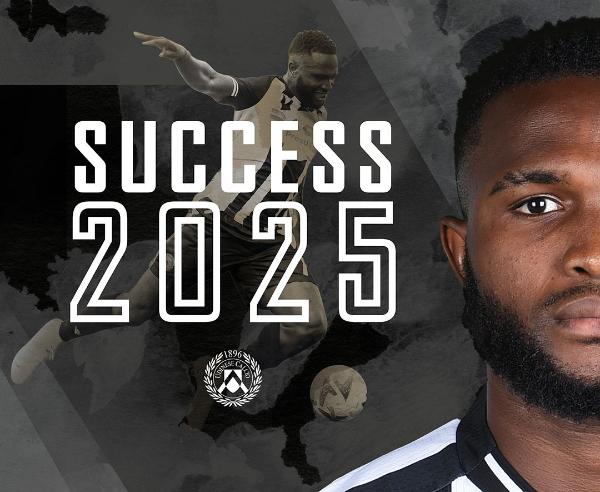 Nigerian striker Isaac Success pens new contract with Udinese
