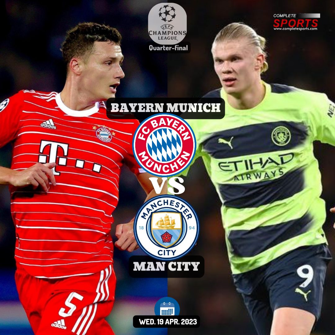 MANCHESTER CITY X BAYERN DE MUNIQUE TRANSMISSÃO AO VIVO DIRETO DA