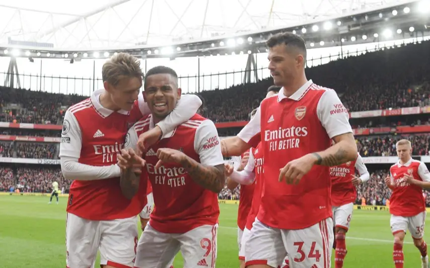 Arsenal Thrash Leeds To Re-establish Eight Points Lead Over City As Awoniyi Returns From Injury