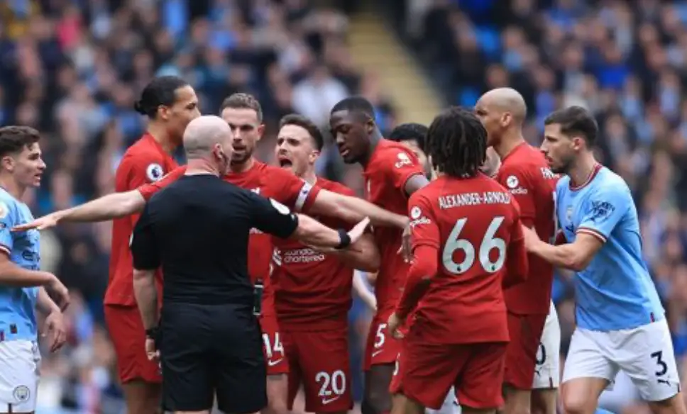 FA Charge Liverpool Over Improper Conduct Vs Man City
