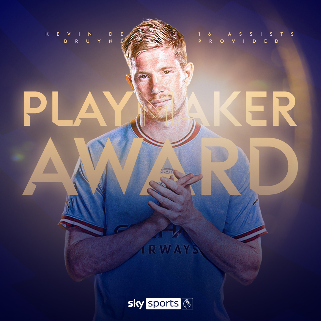 De Bruyne Wins Premier League Playmaker Of The Season Award