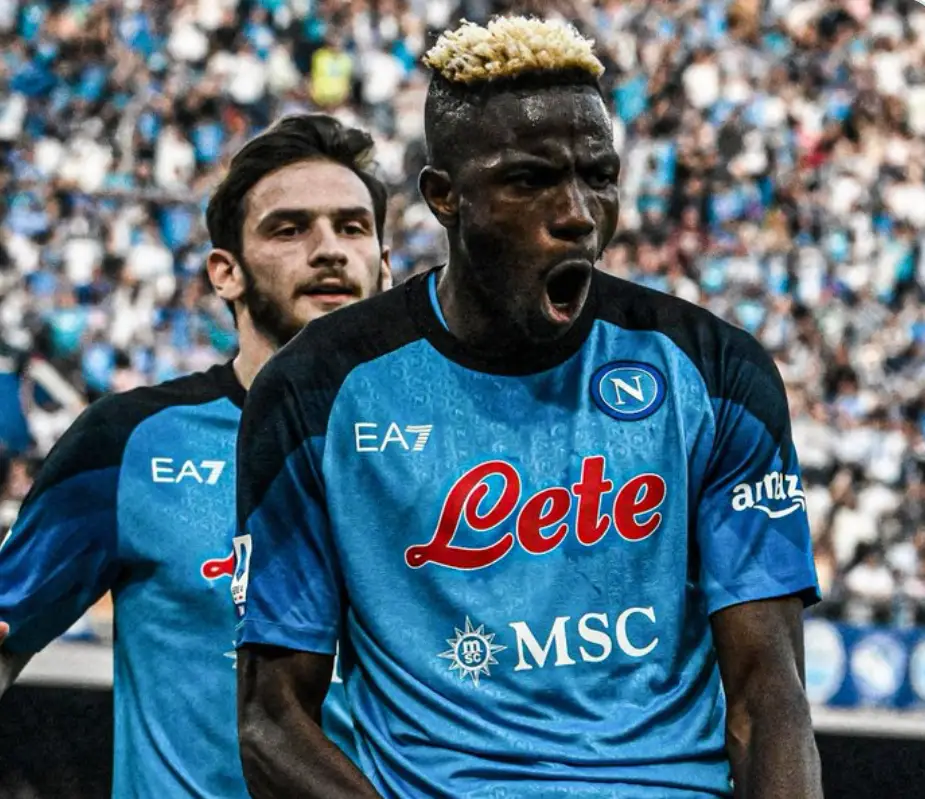 Osimhen Surpasses Weah’s Serie A Goal Record As Champions Napoli Edge Fiorentina