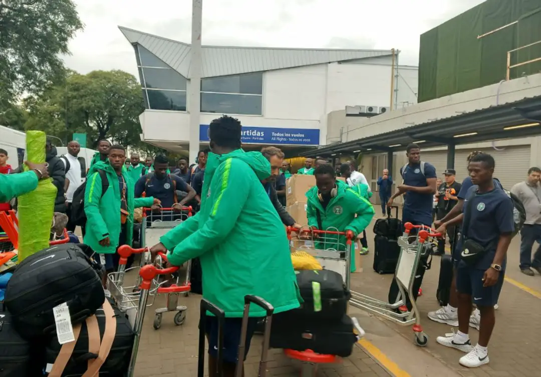 2023 U-20 W/Cup: Flying Eagles Arrive Buenos Aires Ahead Brazil Clash