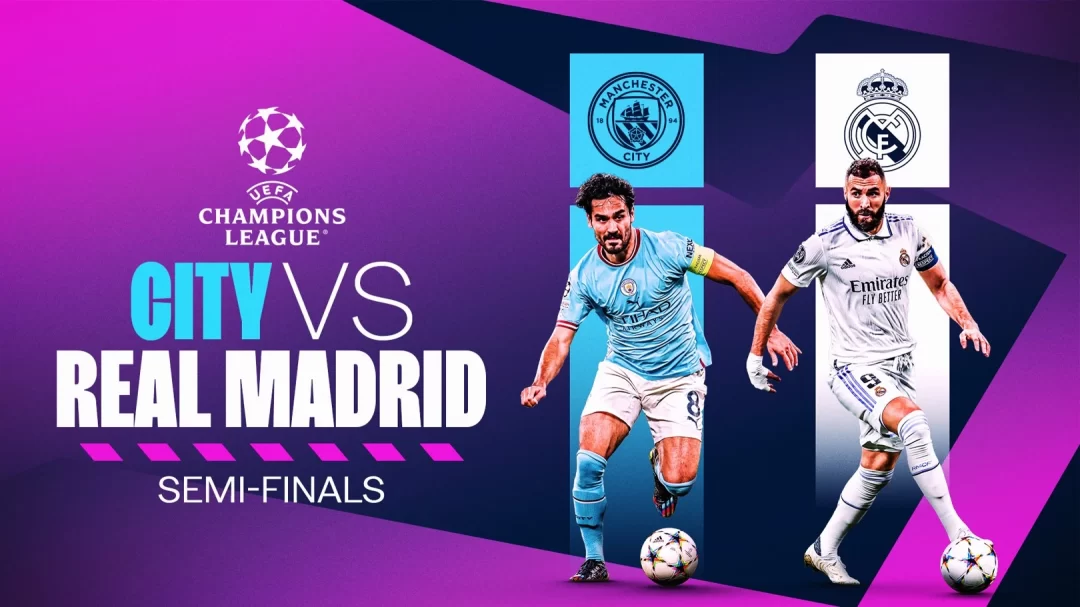 Manchester City X Real Madrid, Champions League