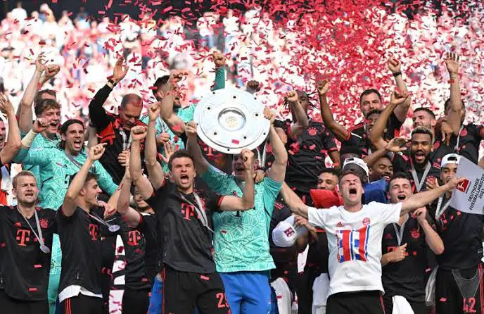 Bayern Munich Win 11th Bundesliga Title; Akpoguma, Ejuke Missing In Final Day Action