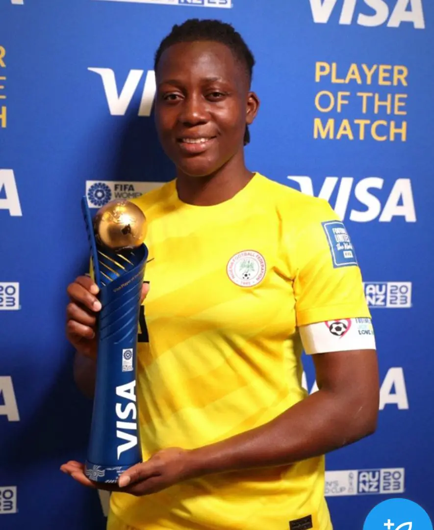 2023 WWC: Nnadozie Named Player Of The Match In Super Falcons Draw Vs Canada