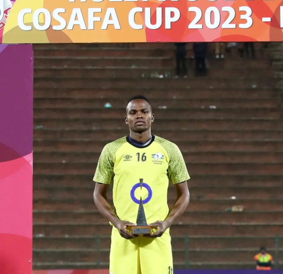 Moerane ganha prêmio de melhor goleiro da Copa COSAFA