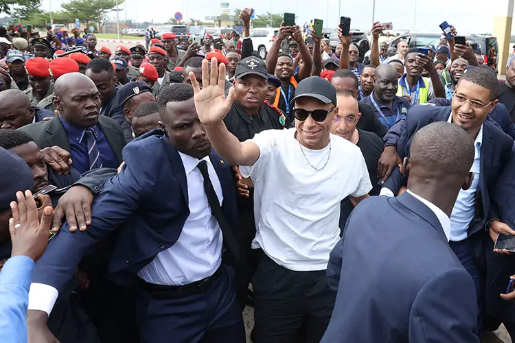 Mbappe Visits Father’s Homeland In Africa For Charity Project