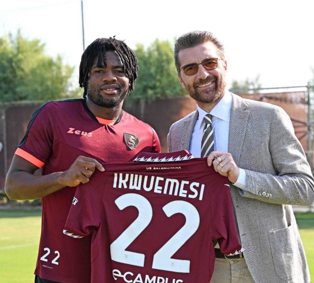 Ex-Flying Eagles Star Joins Serie A club Salernitana On Four-Year Deal