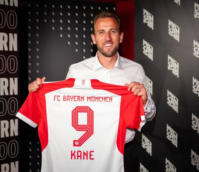 OFFICIAL: Kane Joins Bayern Munich On Four-Year Deal