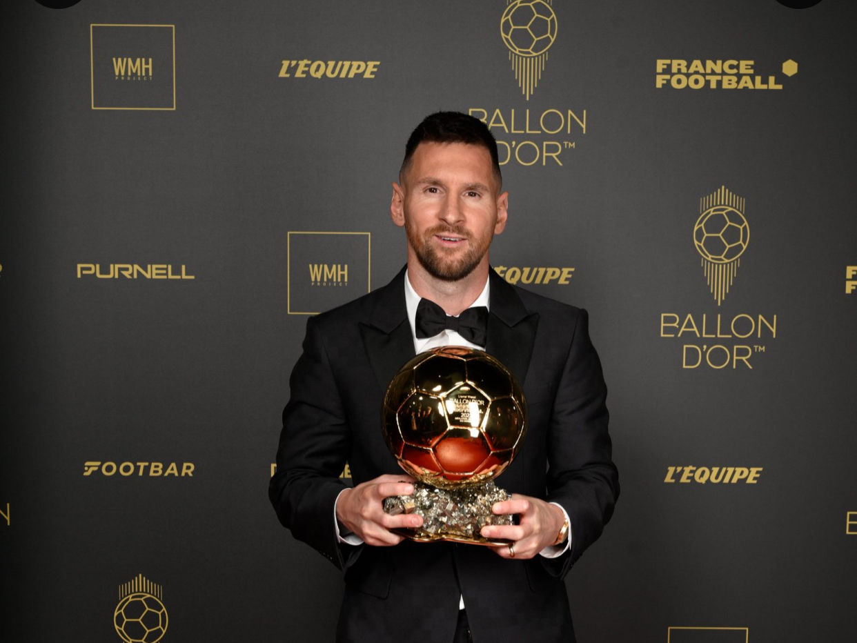 Messi wins record-extending 8th Ballon d'Or as Spain's Bonmati takes  women's trophy