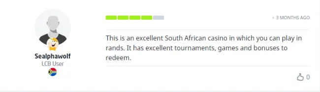 online reviews springbok casino