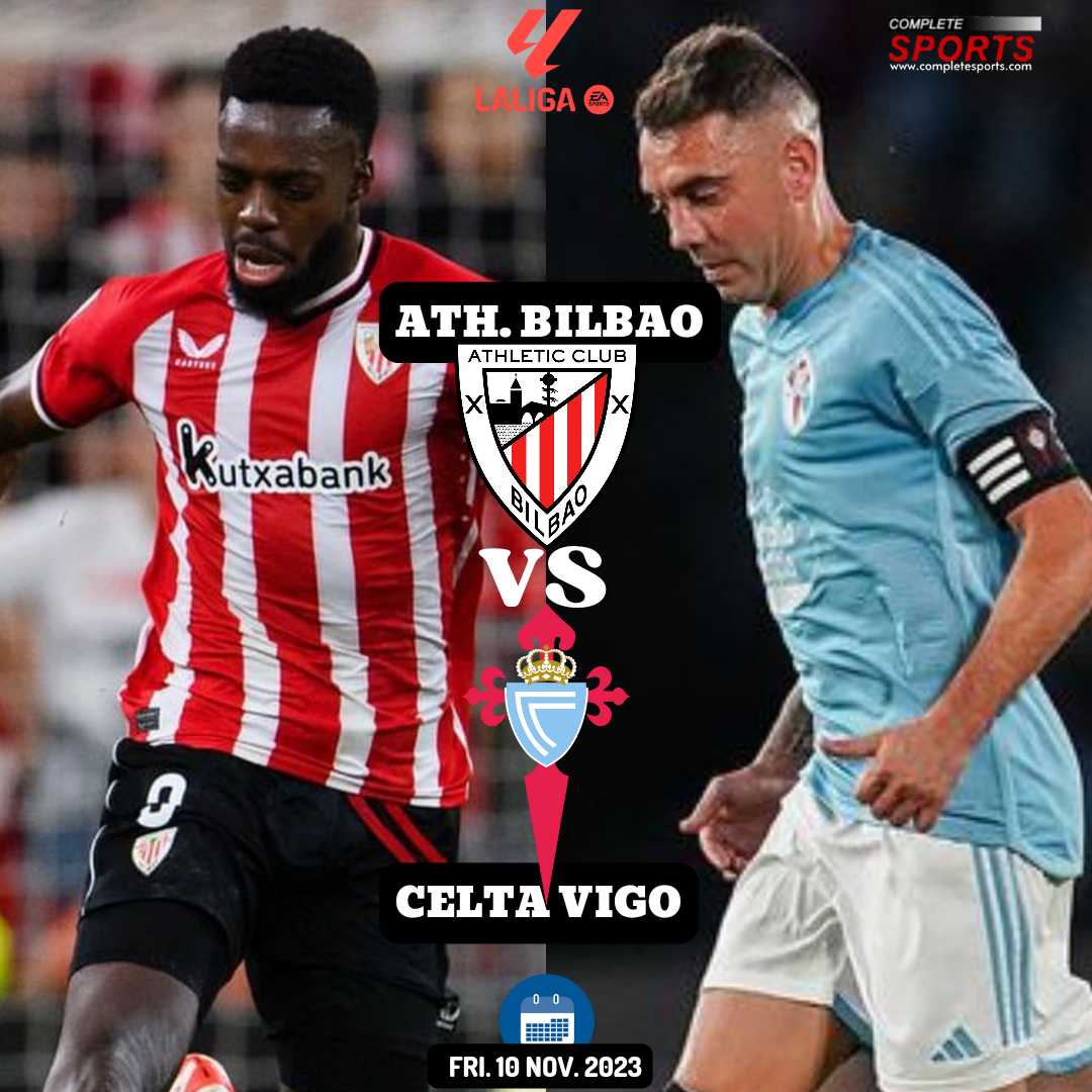 Posiciones de athletic contra celta de vigo