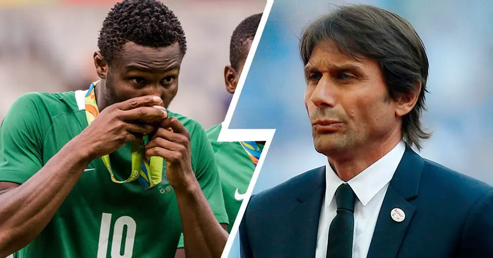 Conte Isolated Me At Chelsea Because I Played In 2016 Olympic Games For Nigeria  –Mikel