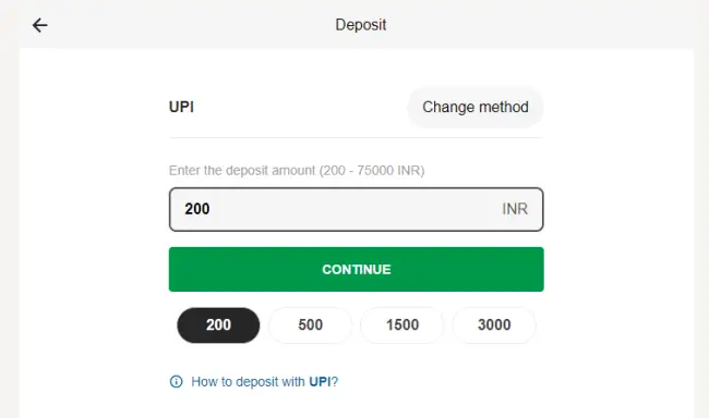 HOW TO WITHDRAW ON PARIMATCH USING upi