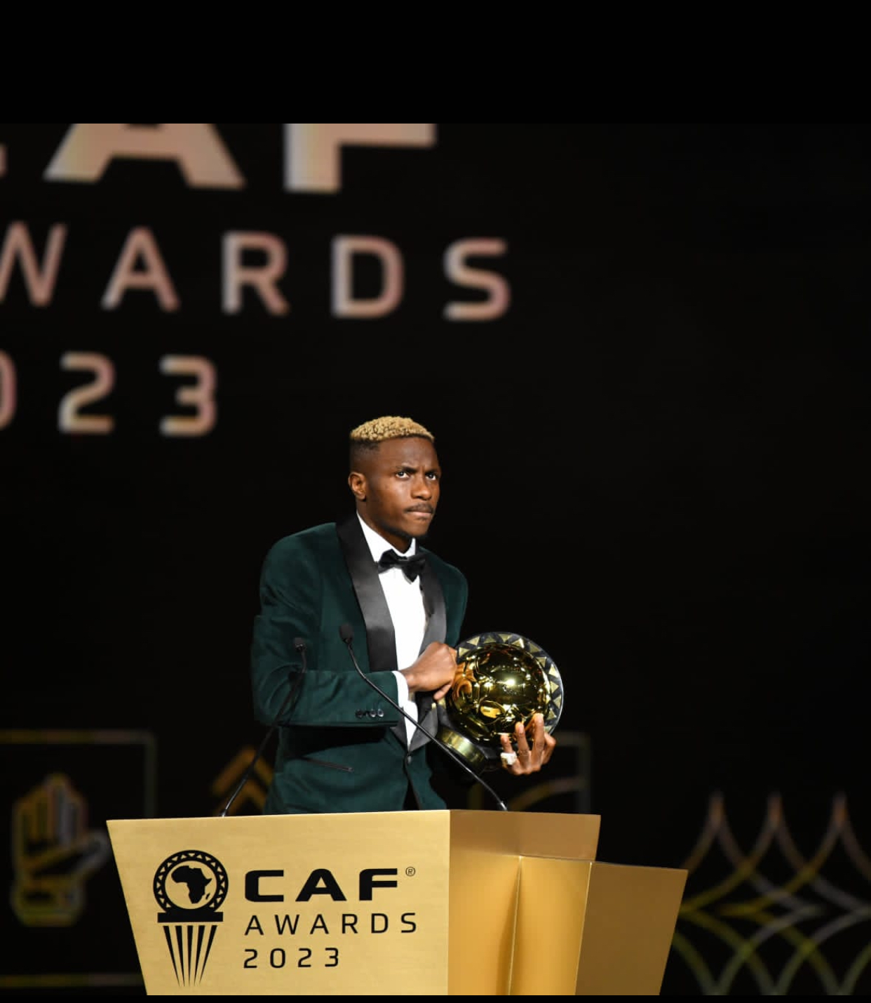 Osimhen Wins 2023 CAF Men’s Player Of The Year Award