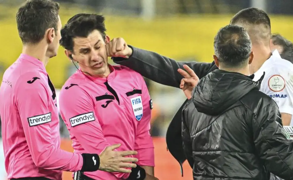 Turkish Leagues Suspended Indefinitely After Club President Punches Referee