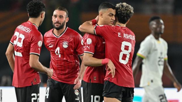 AFCON 2023: Egypt Hold Ghana In Four-Goal Thriller