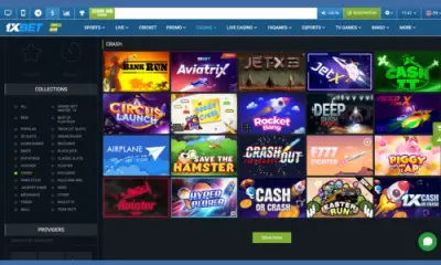 How to play crash games on 1xbet
