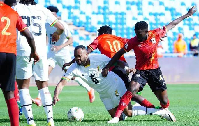Friendly: Ghana’s Winless Run Continues After 2-2 Draw Against Uganda