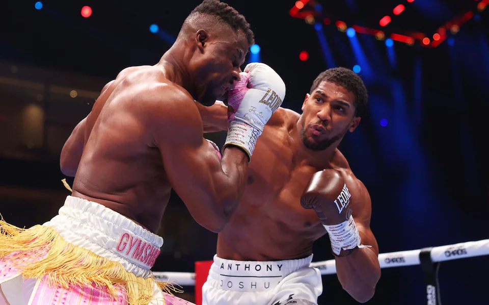 Breaking: Joshua Back To His Best, Knocks Out  Ngannou In Two Rounds