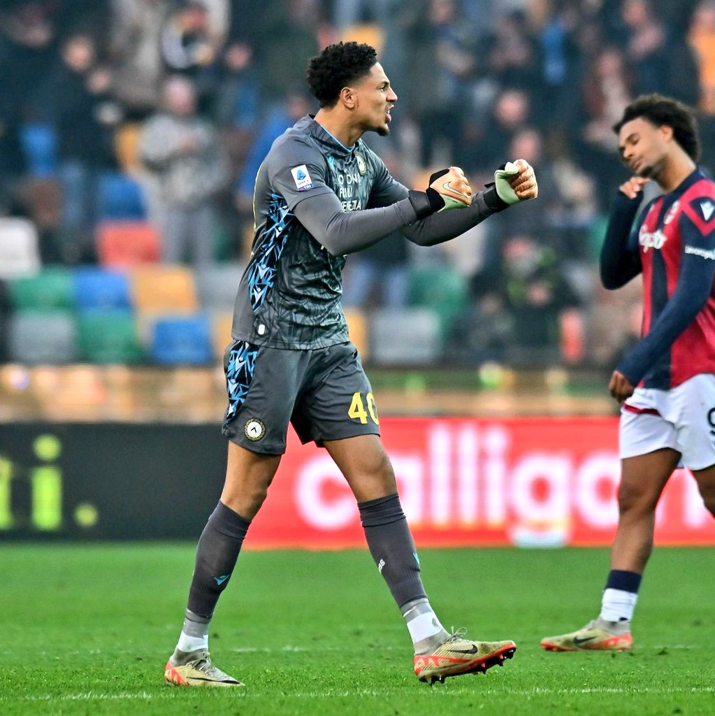 Okoye Rues Udinese Defeat To Inter Milan, Confident Of Serie A Survival