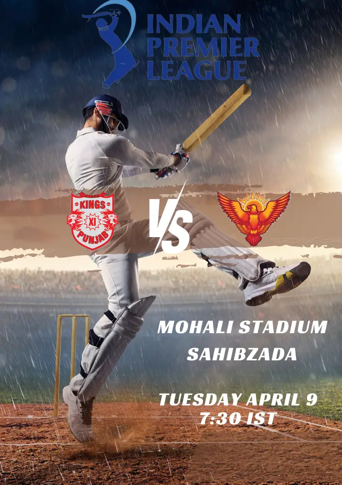 Punjab Kings vs Sunrisers Hyderabad Betting Preview April 7 2024