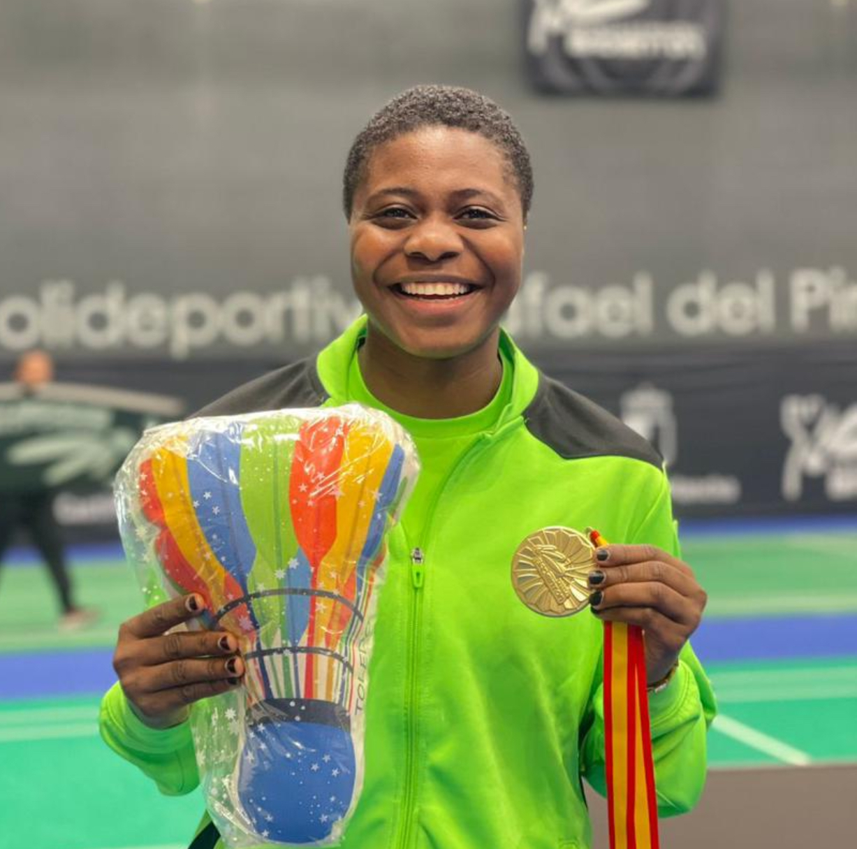 Nigerian Para Badminton Player Wins Historic Gold Medal In Spain