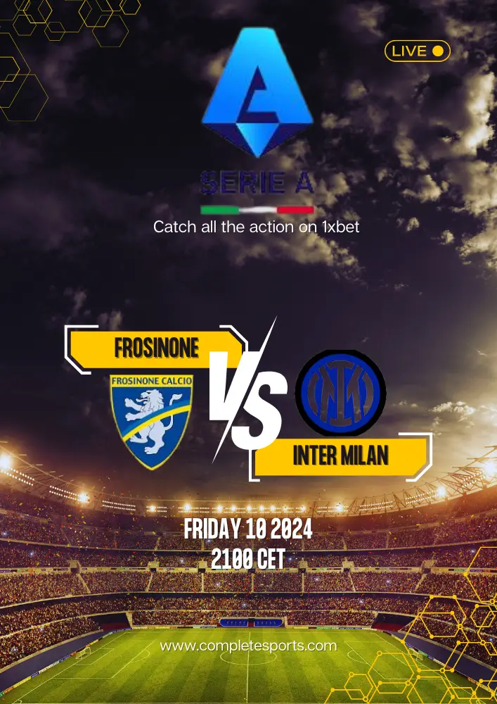 Frosinone vs Inter Milan: 10/05/24 Live Stream online for Free Predictions
