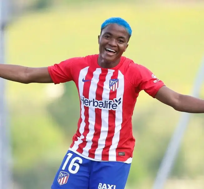 Ajibade Nominated For Atletico Women’s Player Of The Month Award For April