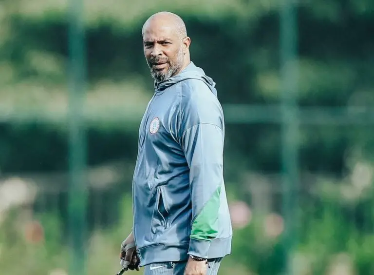 AFCON 2025: Chelle, Super Eagles Backroom Staff, Uzoho Arrive Egypt