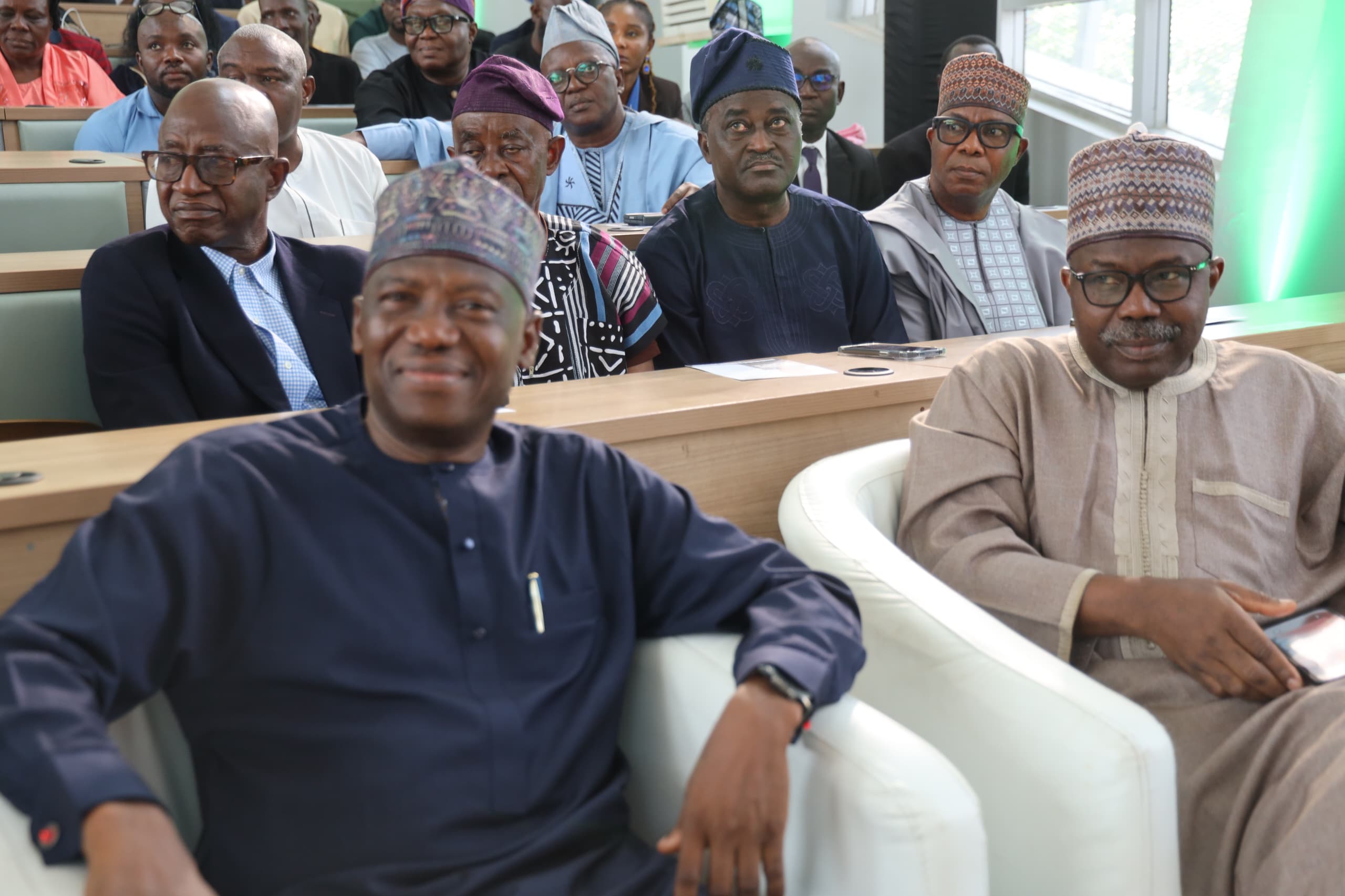 Dr. Alao and guests at his autobiography launch savour Fashola's special keynote speech.