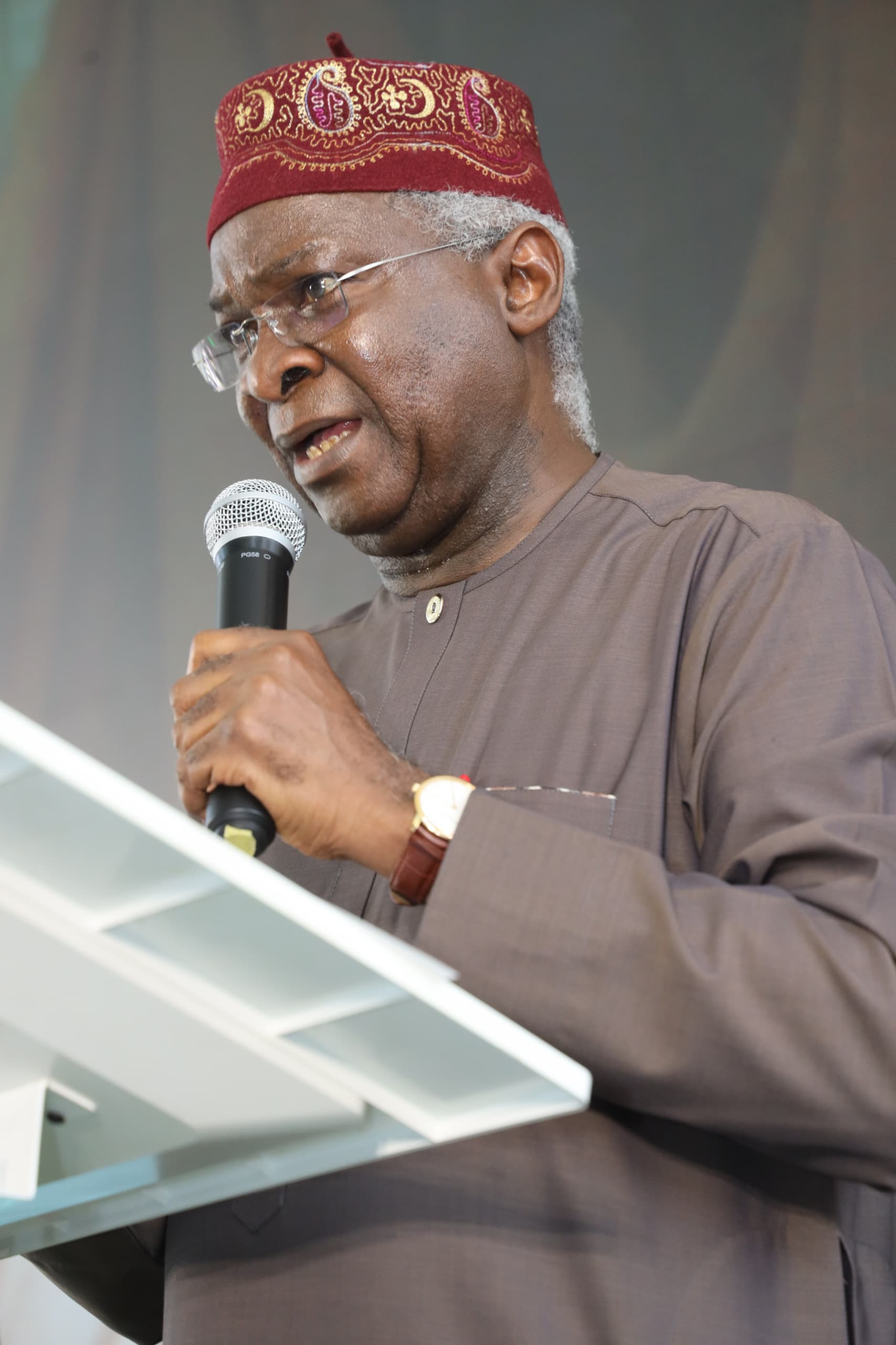 Babatunde Raji Fashola delivers keynote address at Dr. Mumini Alao's Autobiography launch