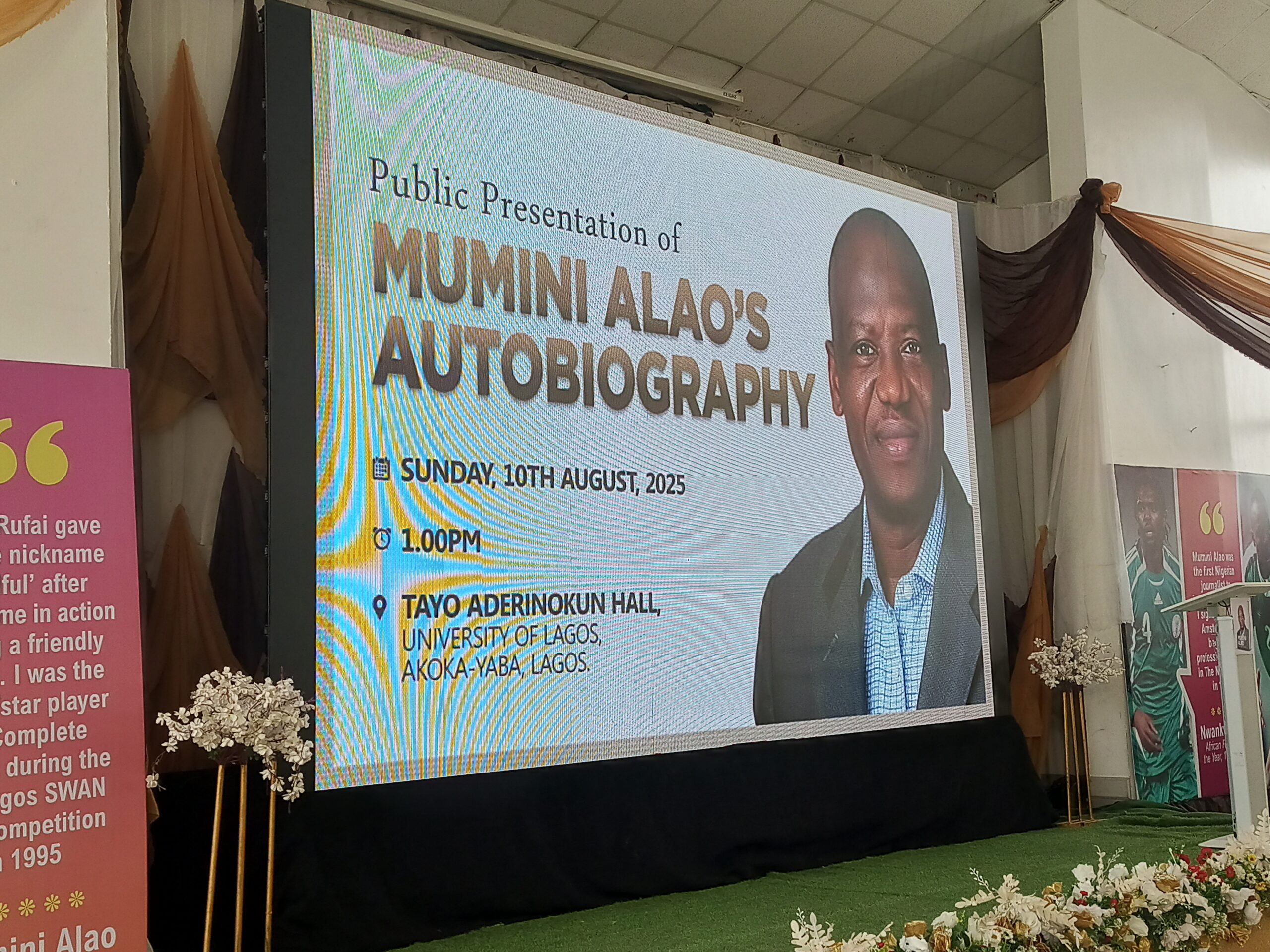 Dr. Mumini Alao Autobiography launch 