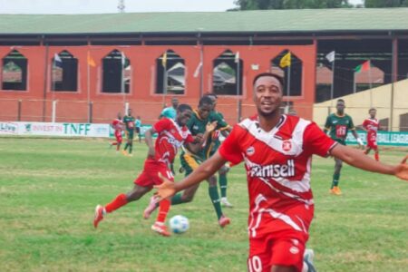Imama Amapakabo's Abia Warriors against Kano Pillars on NPFL 2025/26 Matchday 1