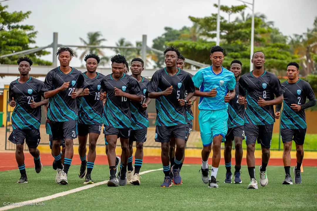 Coton FC in training session