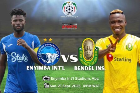 Enyimba stans-in captain Chinedu Ufere confident ahead of NPFL clash with Bendel Insurance