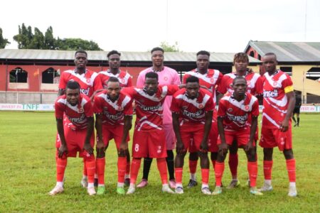 Abia Warriors Head Coach, Imama Amapakabo, has charged his players to have more self-belief in front of goal