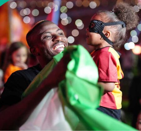 Osimhen Celebrates Daughter's Third Birthday