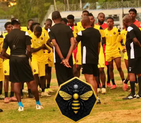 Ranchers Bees FC players in training ahead of NNL 2025/26 season