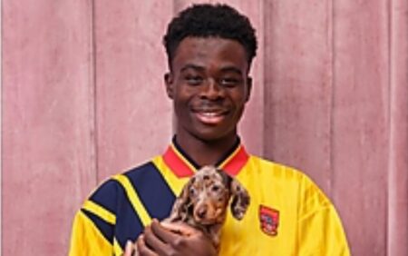 Saka: My Puppy Helped Me To Keep My Spirit High