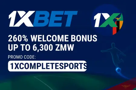 1xBet Promo Code Zambia 2025 | 1XCOMPLETESPORTS 1xbet promo code zambia header